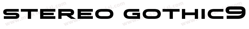 stereo gothic900字体转换